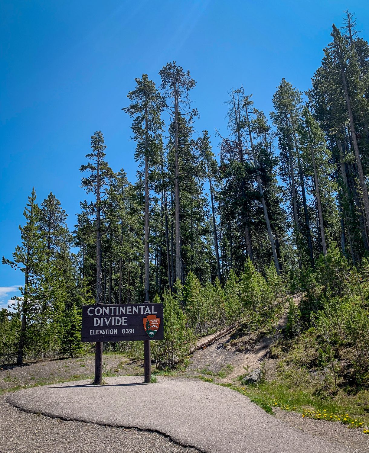 Continental Divide Sign