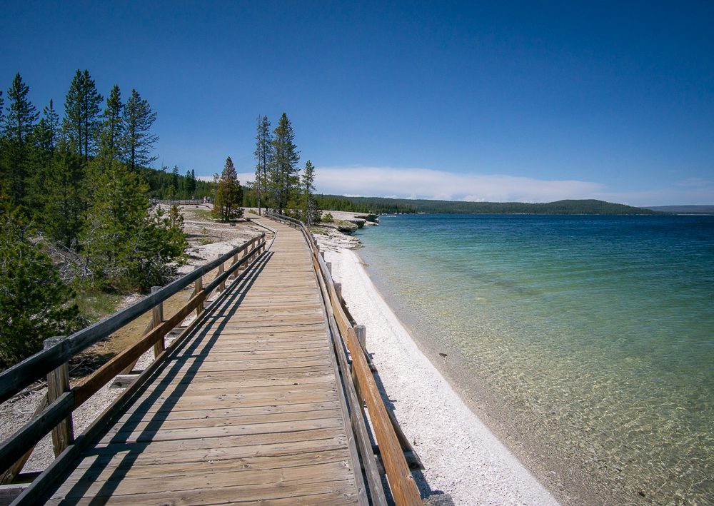 West Thumb Geyser Basin Boardwalk