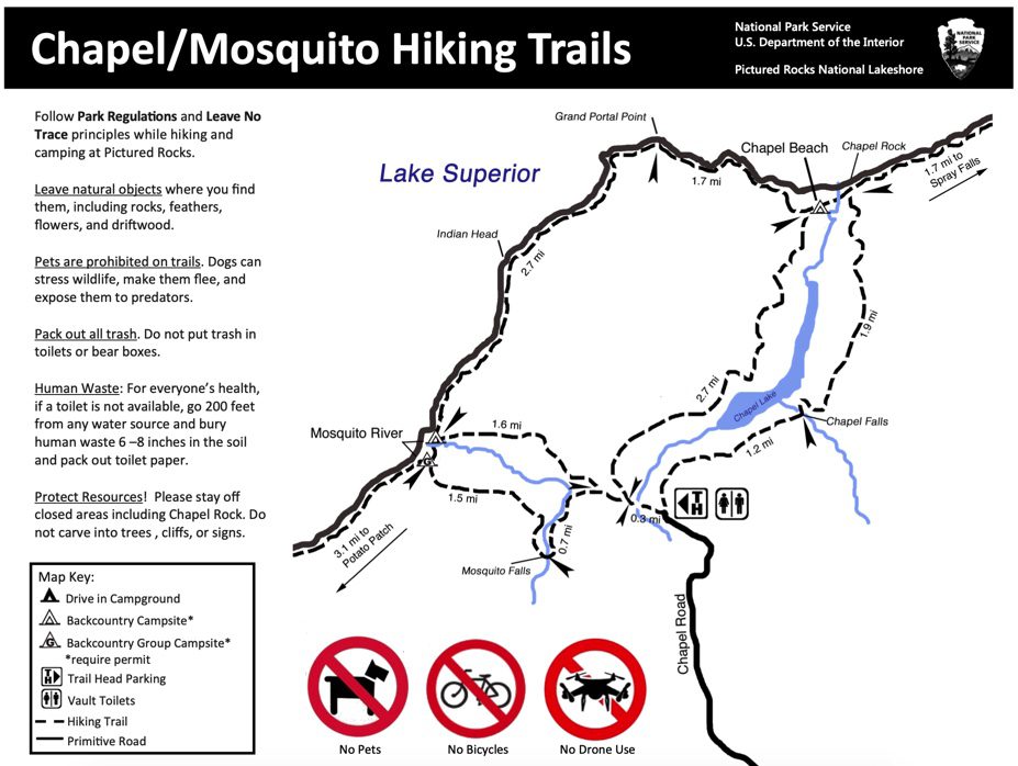 Chapel Loop Trail Map