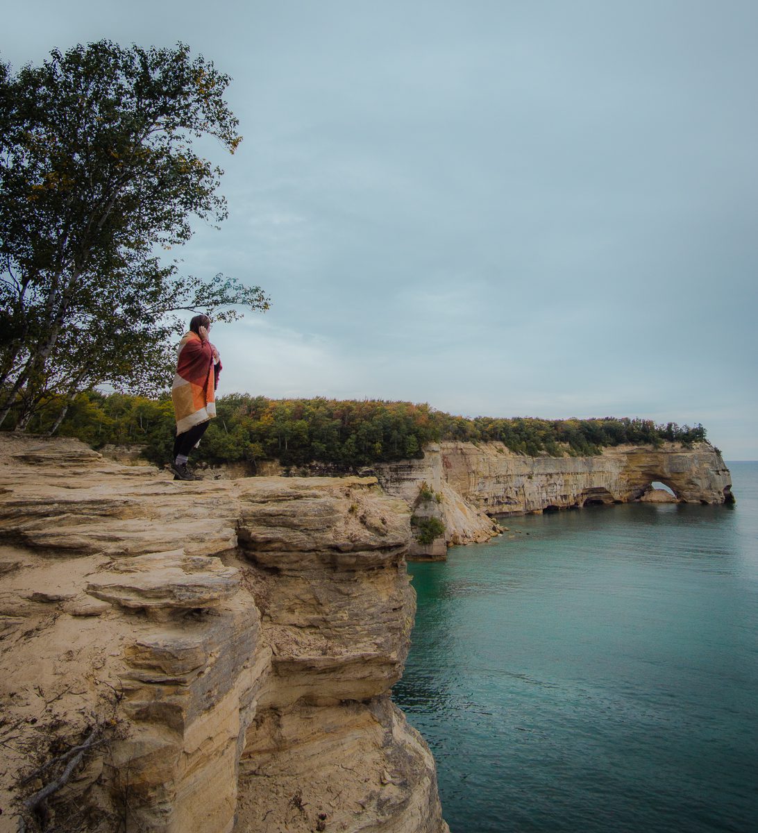 View of Grand Portal at Pictured Rocks