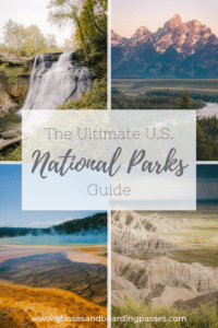 The Ultimate U.S. National Parks Guide • Glasses and Boarding Passes