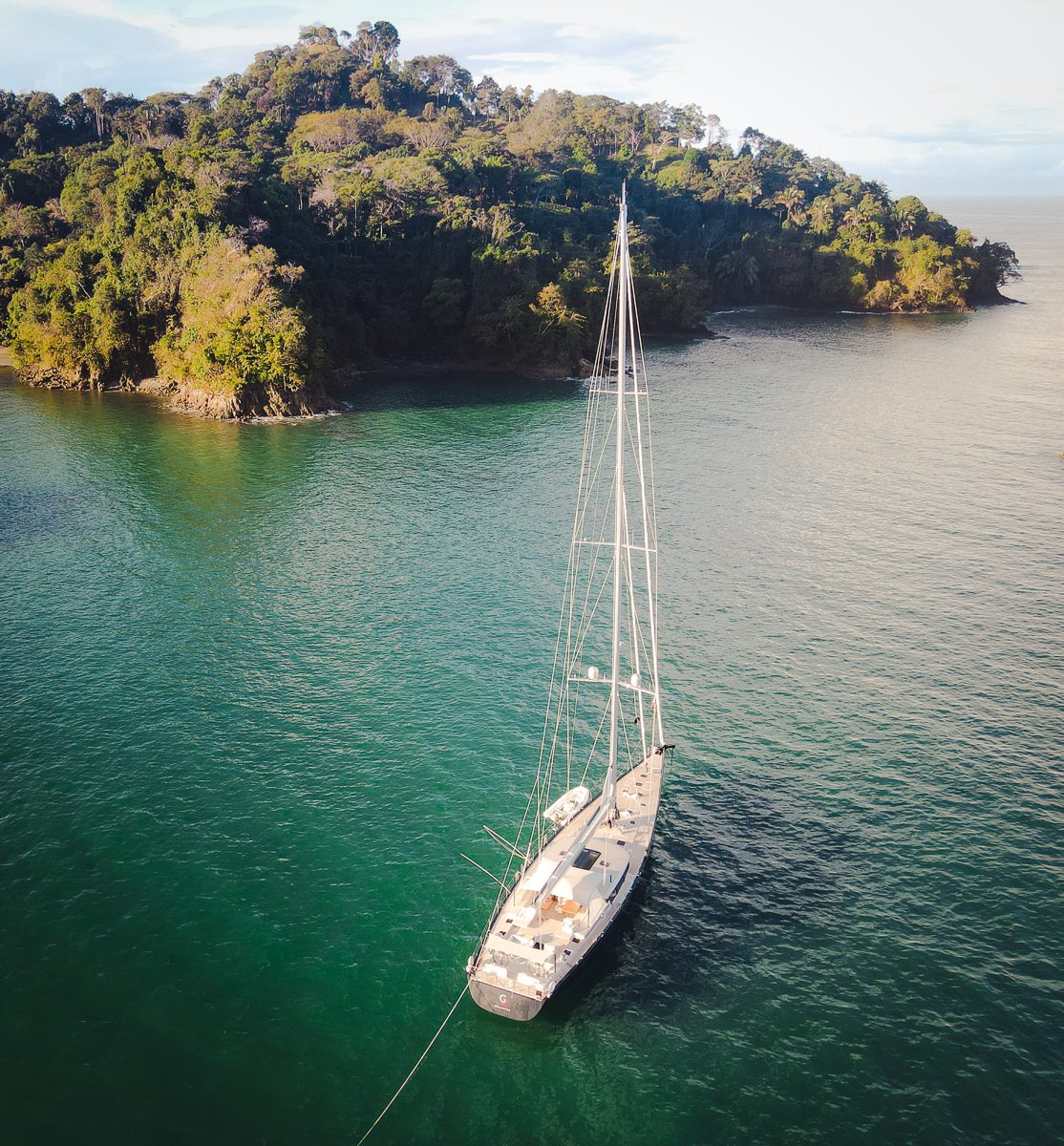 Sail boat at Biesanz beach