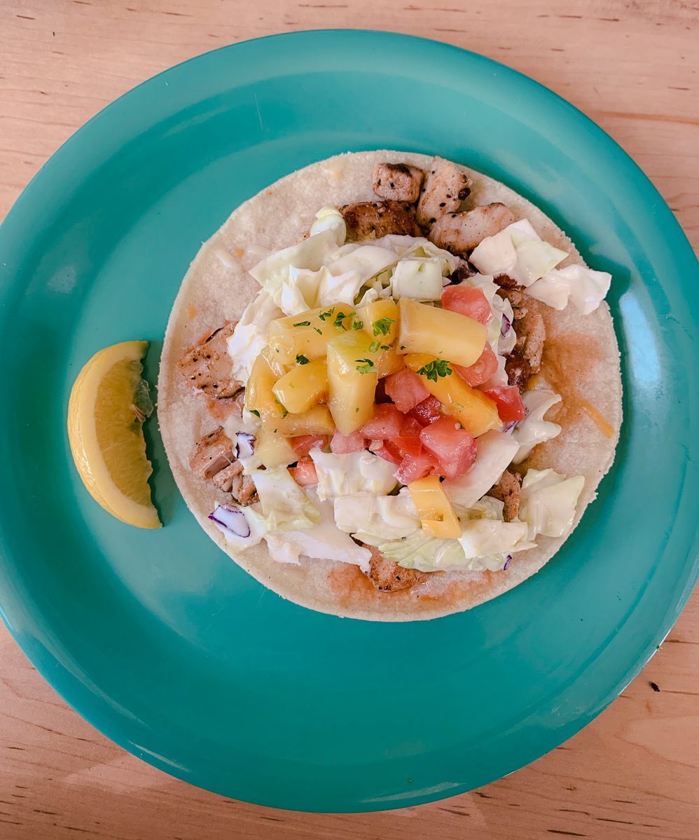 Fish tacos at Coconut's Fish Cafe