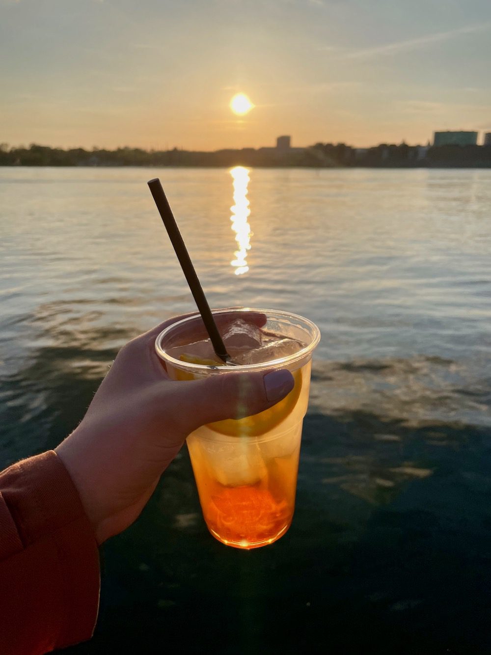 Drinks over canal Copenhagen