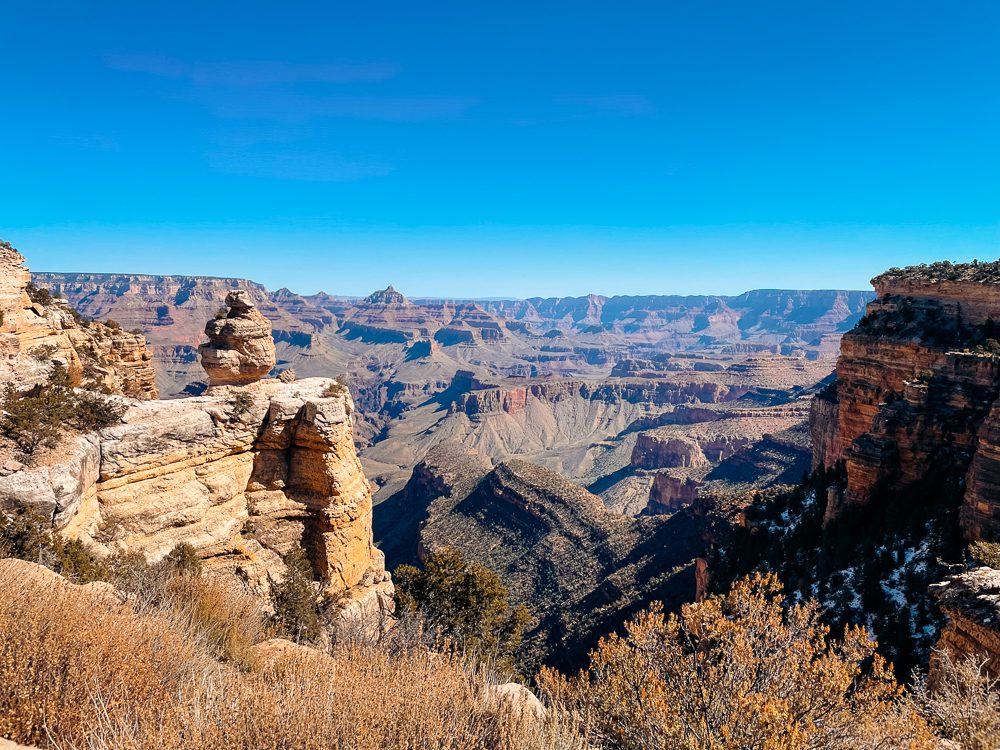 view over grand canyon