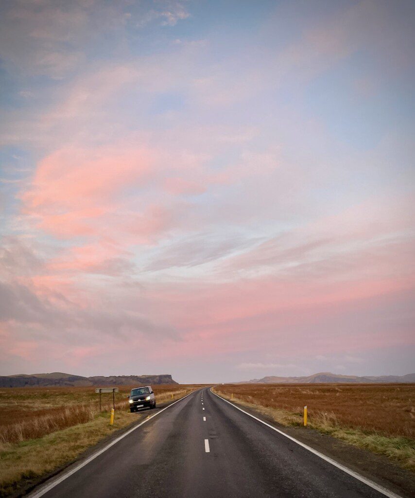 Sunrise on Iceland five day ring road itinerary 